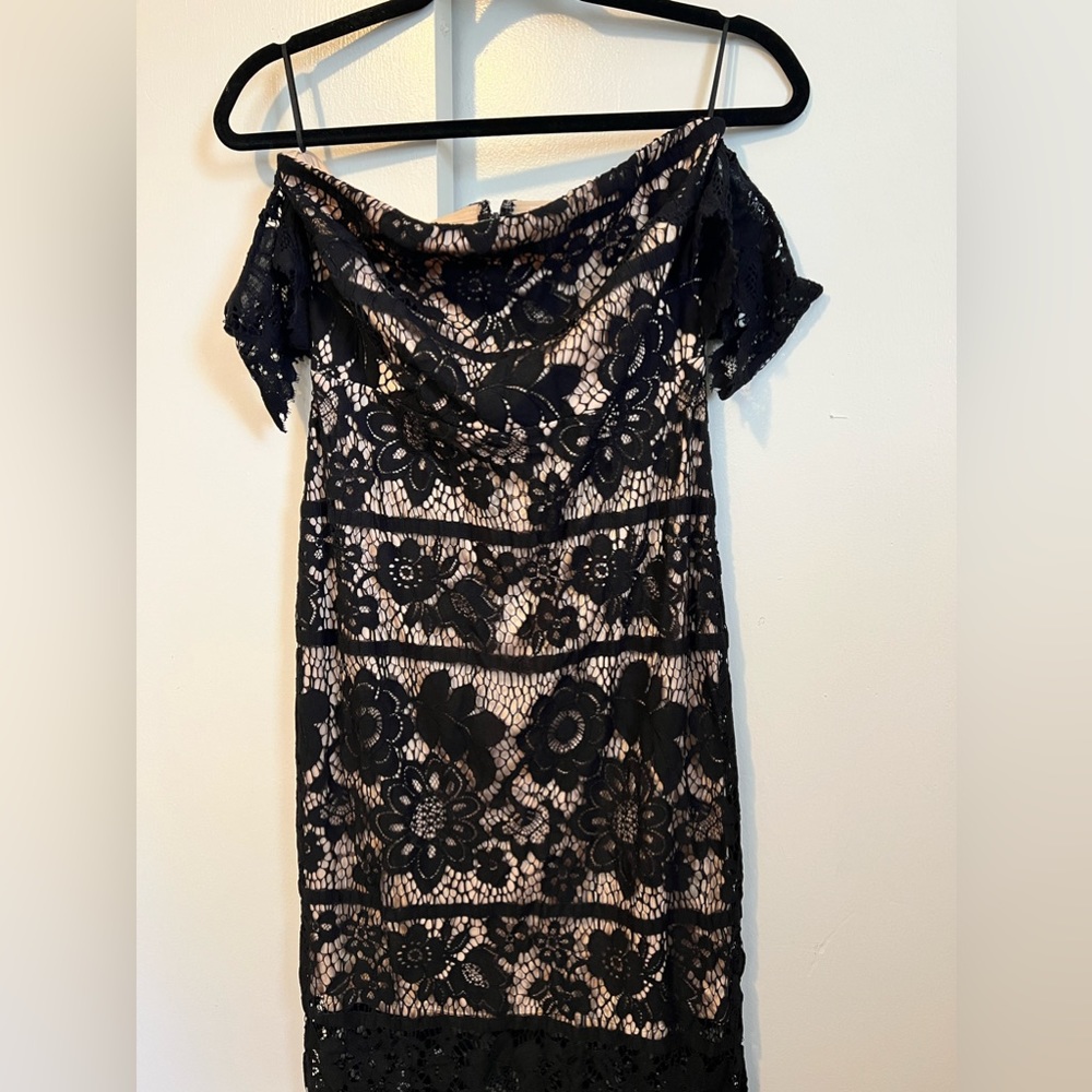Strapless Lace fitted dress- Size 6 (US size)